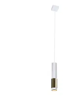 Svietidlá -  8363 - Luster na lanku KAVOS 1xGU10/15W/230V biela 8363