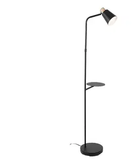 Lampy Rabalux 74229 - Stojacia lampa AZIM 1xE27/40W/230V čierna 74229