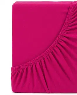 Plachty 4Home jersey prestieradlo ružová, 180 x 200 cm