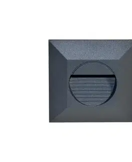 Svietidlá  Vonkajšie schodiskové svietidlo UGRA LED/2W/230V IP54 antracit SKU013673