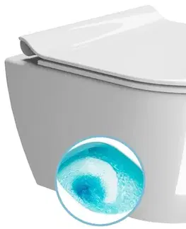 Záchody GSI - PURA závesná WC misa, Swirlflush, 36x50cm, biela ExtraGlaze 881611