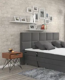 Boxspring Elektrická polohovacia boxspringová posteľ ISLA