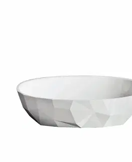 Umývadlá Umývadlo na dosku SAT Meda 56x37 cm bez otvoru pre batériu SATME5637 SATME5637