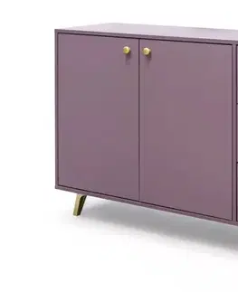 Komody ArtStol Komoda SIENA 2D3S | fialová