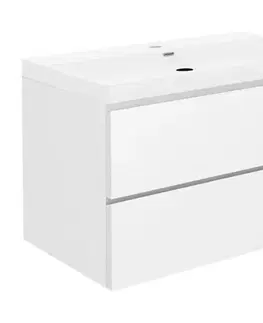 Kúpeľňový nábytok Kúpeľňová skrinka s umývadlom SAT B-Way 99x50x45 cm biela lesk BWAY2100WU4 BWAY2100WU4