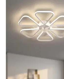 Ventilátory BRILAGI - LED stmievateľný stropný látor LED/38W/230V pr. 76 cm biela + DO WF-OSD-118-WHT