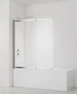 Sprchové dvere Vaňová zástena SAT Vision 140x120 cm chróm SATVZVI120CRT SATVZVI120CRT