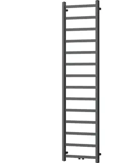 Radiátory do kúpeľne MEXEN - Bolt vykurovací rebrík/radiátor 1800 x 500 mm, 460 W, antracit W126-1800-500-00-66