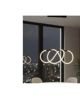Svietidlá  LED luster na lanku FLEXI LED/36W/230V 4000K čierny 18006
