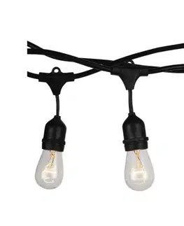 Záhradné lampy  Vonkajší reťazec STRING 15m 15xE27/25W/230V IP54 3673