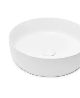 Umývadlá Umývadlo na dosku SAT Infinitio 39x39 cm mat bez otvoru pre batériu SATINF3939M SATINF3939M