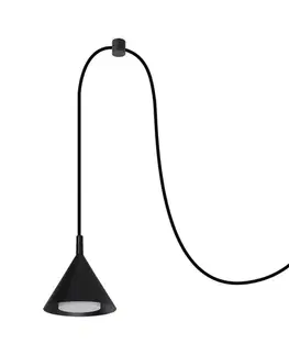 Svietidlá Brilagi - Luster na lanku CONE SINGLE SPIDER 1xGX53/15W/230V čierna WO-E14-G08-BLK-OEM