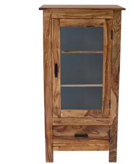 Knižnice Knižnica Rami 60x120x45 indický masív palisander