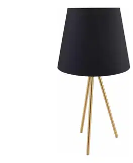 Lampy  Stolná lampa ELENA 1xE27/20W/230V čierna 325846