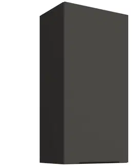 Kuchynské skrinky visiace Kuchynská skrinka Aria-GR/BL anti fingerprint 45G-90 1F
