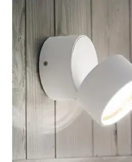 LED osvetlenie Ideal Lux - LED vonkajšie nástenné svietidlo OMEGA LED/7W/230V CRI 90 IP54 biela 285481