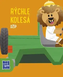Leporelá, krabičky, puzzle knihy Rýchle kolesá: Džíp