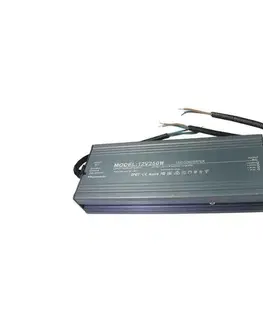 LED osvetlenie  LED Elektronický transformátor 250W/12V IP67 G064A