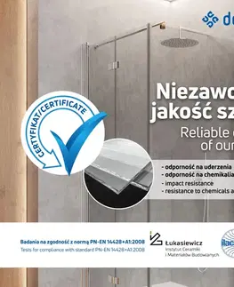 Sprchovacie kúty DEANTE - Kerria plus chróm - Sprchová stena / walk - in, systém Kerria Plus, 90 cm KTS_039P