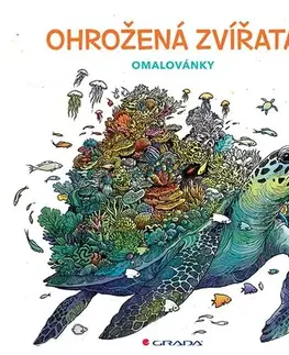 Maľovanky pre dospelých Omalovánky Ohrožená zvířata - Kerby Rosanes