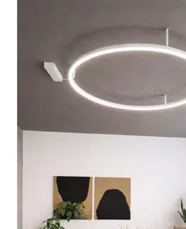 Svietidlá Ideal Lux - LED stropné svietidlo ORACLE SLIM LED/53W/230V 4000K pr. 90 cm biela 341996