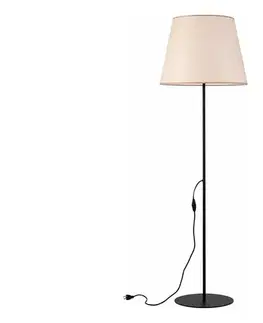 Lampy  Stojacia lampa MARTINA 1xE27/15W/230V čierna/biela 5815