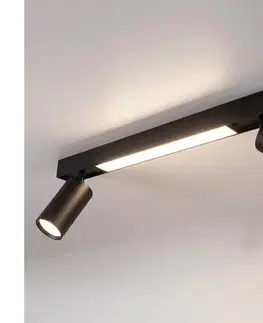 Svietidlá BRILAGI - LED bodové svietidlo SELE 2xGU10/30W/230V + LED/15W čierna WO-LEDSELE60-02-OEM