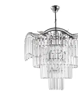 Svietidlá  Luster na reťazi 7xE27/60W/230V W-E 1735/7 CR