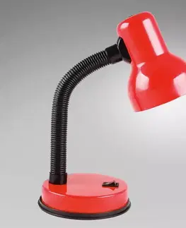 Moderné lampy do obývačky Stolná lampa 2028S červená