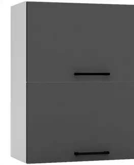 Kuchynské skrinky visiace Kuchynská skrinka Max W60grf/2 šedá