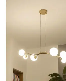 Svietidlá BRILAGI - LED Luster na lanku MISTEL 6xG9/3W/230V zlatá/biela 3009-6PGW