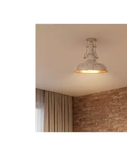 Svietidlá BRILAGI - Stropné svietidlo PYRONIC 1xE27/40W/230V priemer 32 cm krémová/patina 892OPV2706