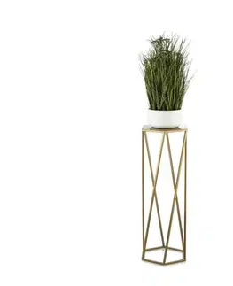 Stojany na kvetiny HowHomely Stojan na kvety 70x24 cm zlatá 10-1615-70-zloty