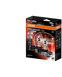 Žiarovky SADA 2x LED autožiaroviek NIGHT BREAKER SMART H11 PGJ19-2/14W/12V 6000K - Osram 64211DWNBSM-ECE-2HB