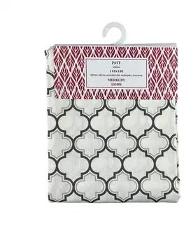 Bytový textil Bavlnený obrus PAST tmavošedý 140x180
