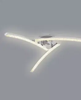 Moderné lampy do obývačky Luster 67169-18IP Strieborná PL3