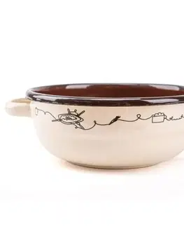 Misy a misky Kinekus Misa sedliacka smaltovaná 26 cm/3,3l dekor Linea