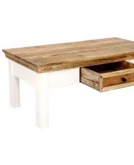 Konferenčné stolíky Konferenčný stolík Agni 110x45x60 indický masív mango