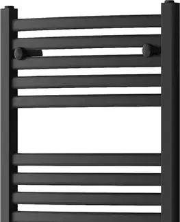 Radiátory do kúpeľne MEXEN - Helios vykurovací rebrík / radiátor 800 x 500 mm, 384 W, čierna W103-0800-500-00-70