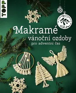 Vianočné ozdoby, advent Makramé vánoční ozdoby pro adventní čas - Josephine Kirschová