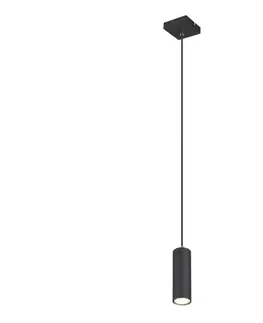 Svietidlá Globo 57911HB - Luster na lanku ROBBY 1xGU10/35W/230V čierna 57911HB