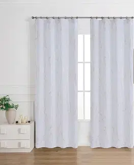 Záclony do obývačky Záclona na páske Lena gold RP499 140x245 cm