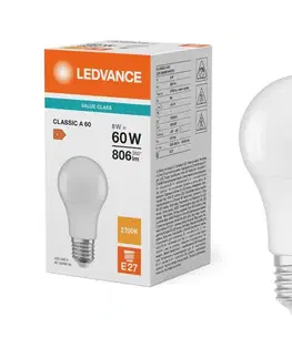 LED osvetlenie LED žiarovka CLASSIC A60 E27/8W/230V 2700K - Ledvance 4099854049620