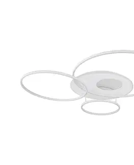 Svietidlá Globo 48466-70W-LED Stmievateľné stropné svietidlo INVERTINA 70W/230V 105x26,5 cm biela+DO 48466-70W