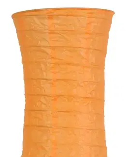 Stojacie lampy Papierová stojaca lampa oranžová noc 60W E14 Tai