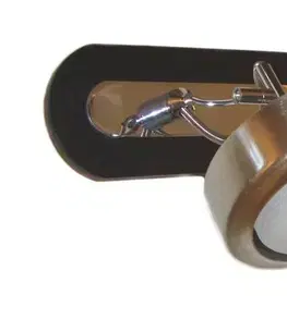 Nástenné svetlá Nástenná lampa 2X9W GX53 saténová/wenge EARTH