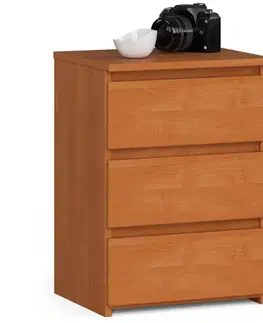 Nočné stolíky Dizajnový nočný stolík SHEEN40, jelša
