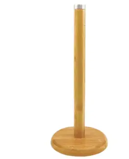 Dekorácie a bytové doplnky Stojan na kuchynské utierky bambus 14*33cm g11-m048