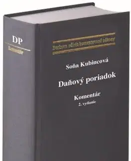 Dane, účtovníctvo Daňový poriadok. Komentár, 2. vydanie - Soňa Kubincová