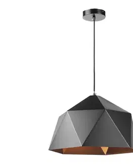 Svietidlá ONLI - Luster na lanku YONG 1xE27/22W/230V čierna pr. 46 cm 5010/SM